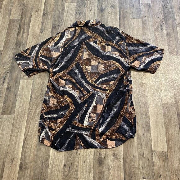 Riscatto Italia Abstract Men's Button Down Size Medium Poor Condition - Picture 3 of 8